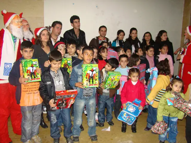أطفال مرجعيون - حاصبيا تجمعهم مناسبة عيد الميلاد