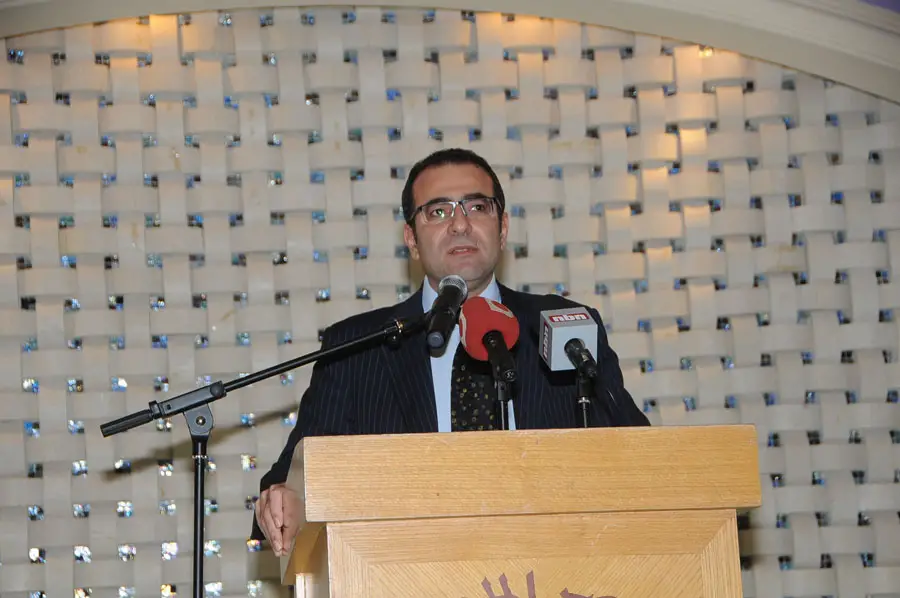 الدكتور حسن وزنة في احتفال مستشفى النبطية الحكومي