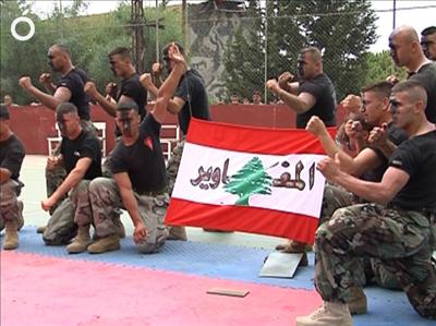 مغاوير الجيش اللبناني يقدمون عرضاً - أرشيف
