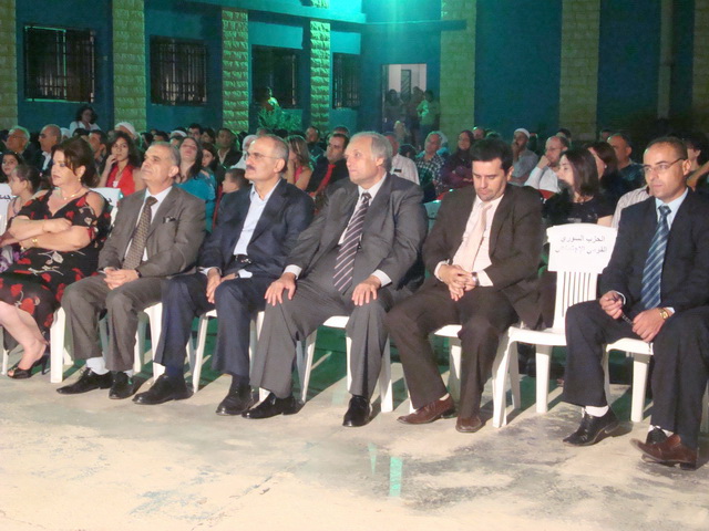 النائب علي حسن خليل في مقدمة الحضور في احتفال حاصبيا – صورة مايا العشي – مرجعيون
