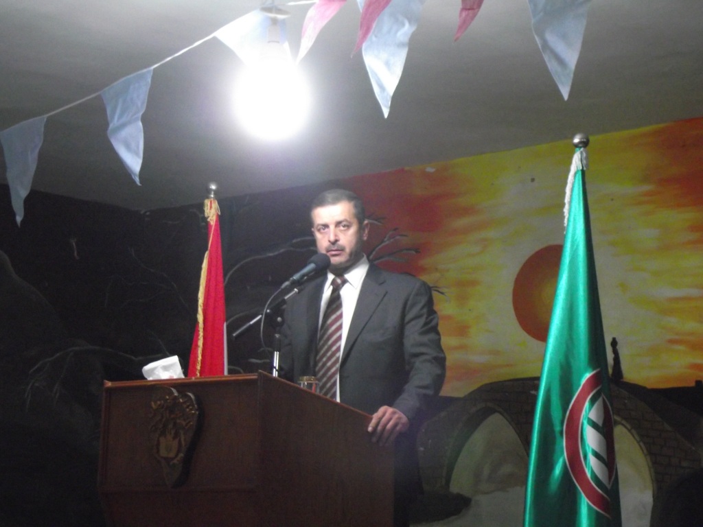 عضو كتلة التحرير والتنمية النائب هاني قبيسي في افتتاح مكتبة شهداء كفررمان