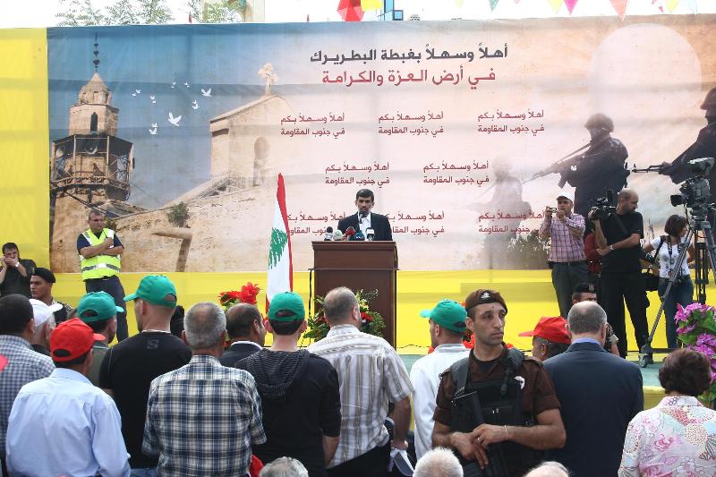 رئيس بلدية الخيام يلقي كلمته