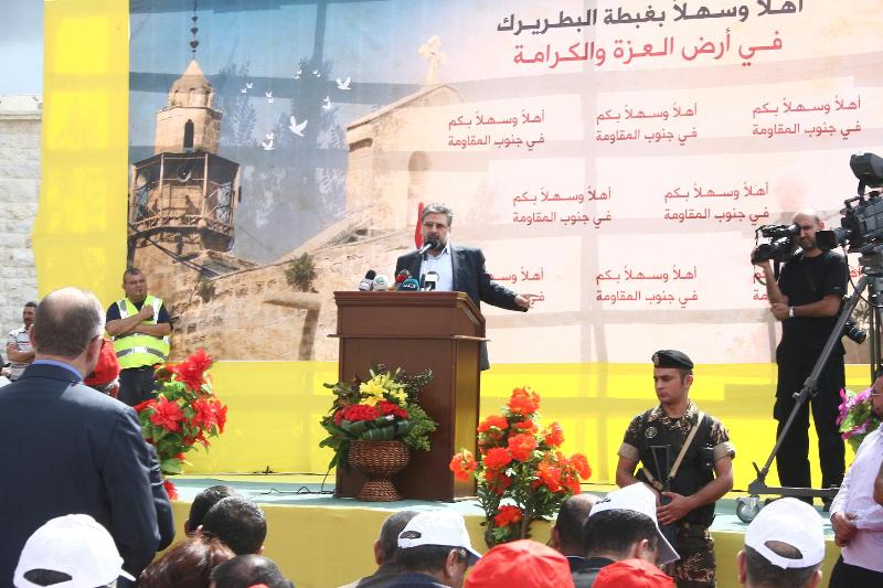 النائب نواف الموسوي يلقي كلمته