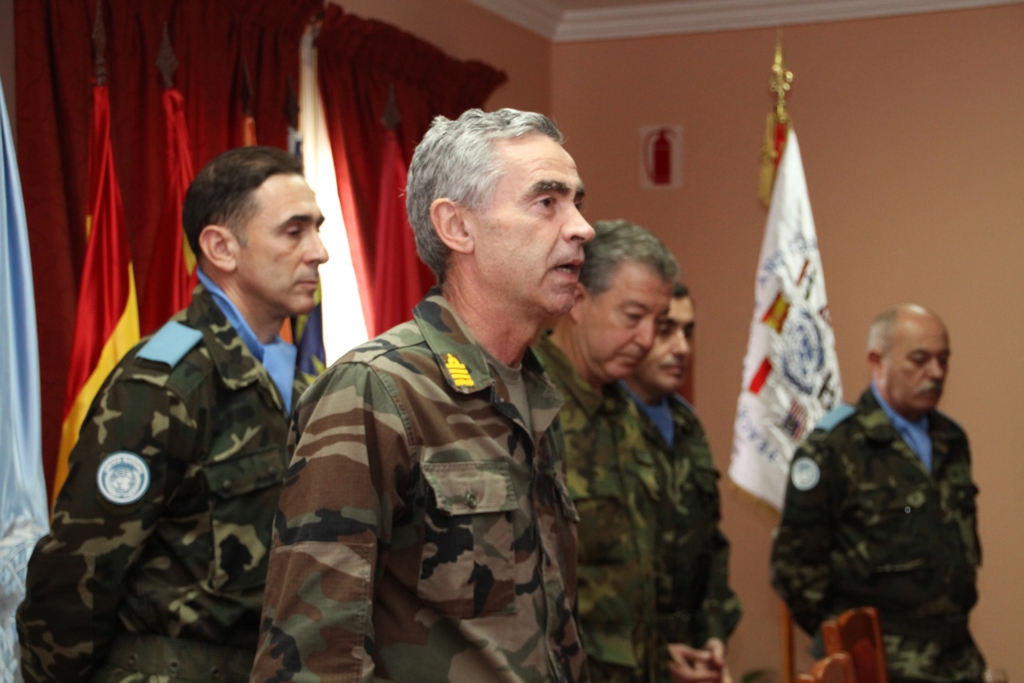  رئيس اركان وزارة الدفاع الإسبانية يزور قواته المنتشرة في سهل بلاط