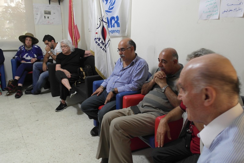 الوفد الاوروبي الذي زار لبنان في ذكرى مجزرة صبرا وشاتيلا يزور مركز عامل