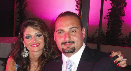 فقيد الخيام الغالي طارق علي حيدر مع عقيلته السيدة هالة خليل طويل