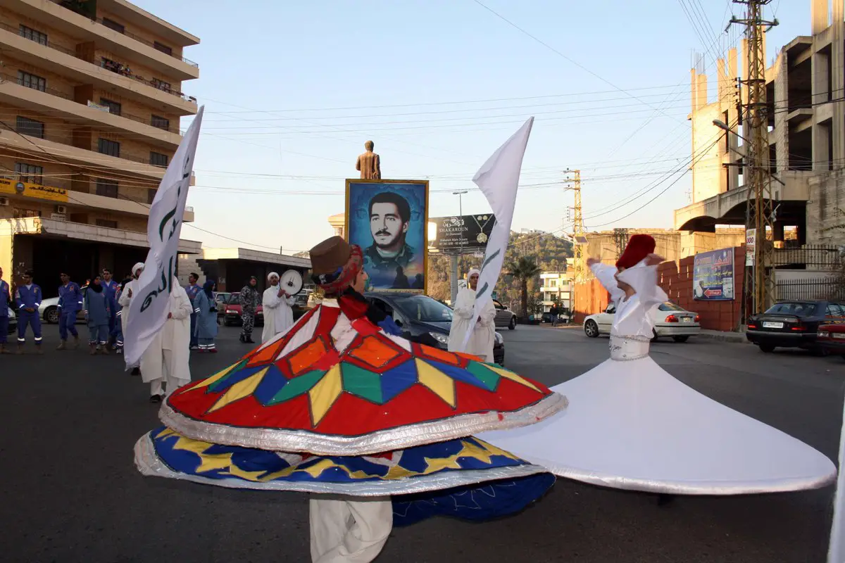 رقص مولوي في مدينة النبطية