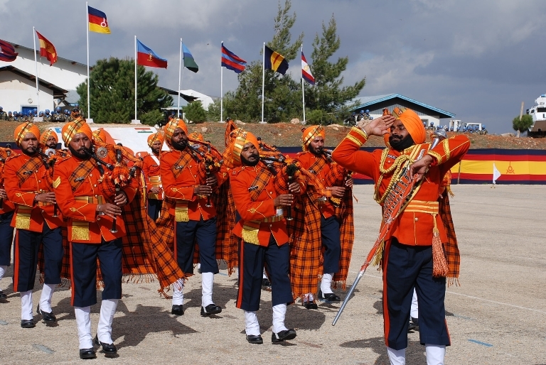 الكتيبة الهندية تحتفل بالعيد الوطني 65 لاستقلال بلادها