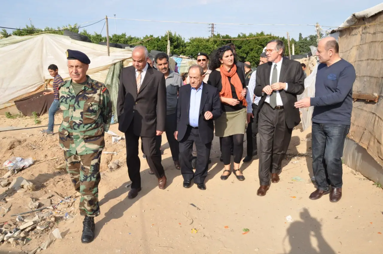 السفير باراس يزور مخيم النازحين السوريين