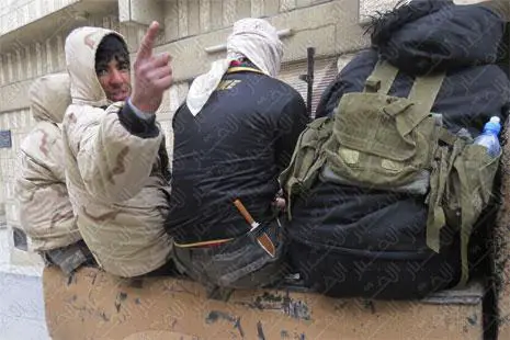 مسلحون في يبرود قبل ساعات من دخول الجيش السوري (الأخبار)