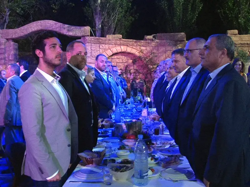 وزراء ونواب في العشاء السنوي للحزب الديمقراطي في حاصبيا