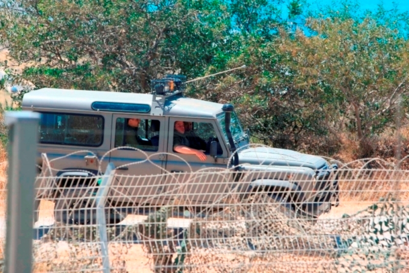 دورية للعدو بمحاذاة السياج الحدودي مع لبنان