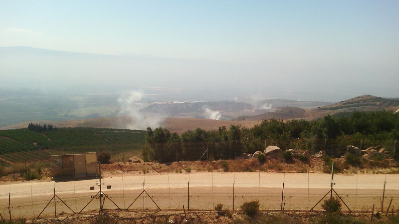 مناورات للعدو عند الحدود مع لبنان