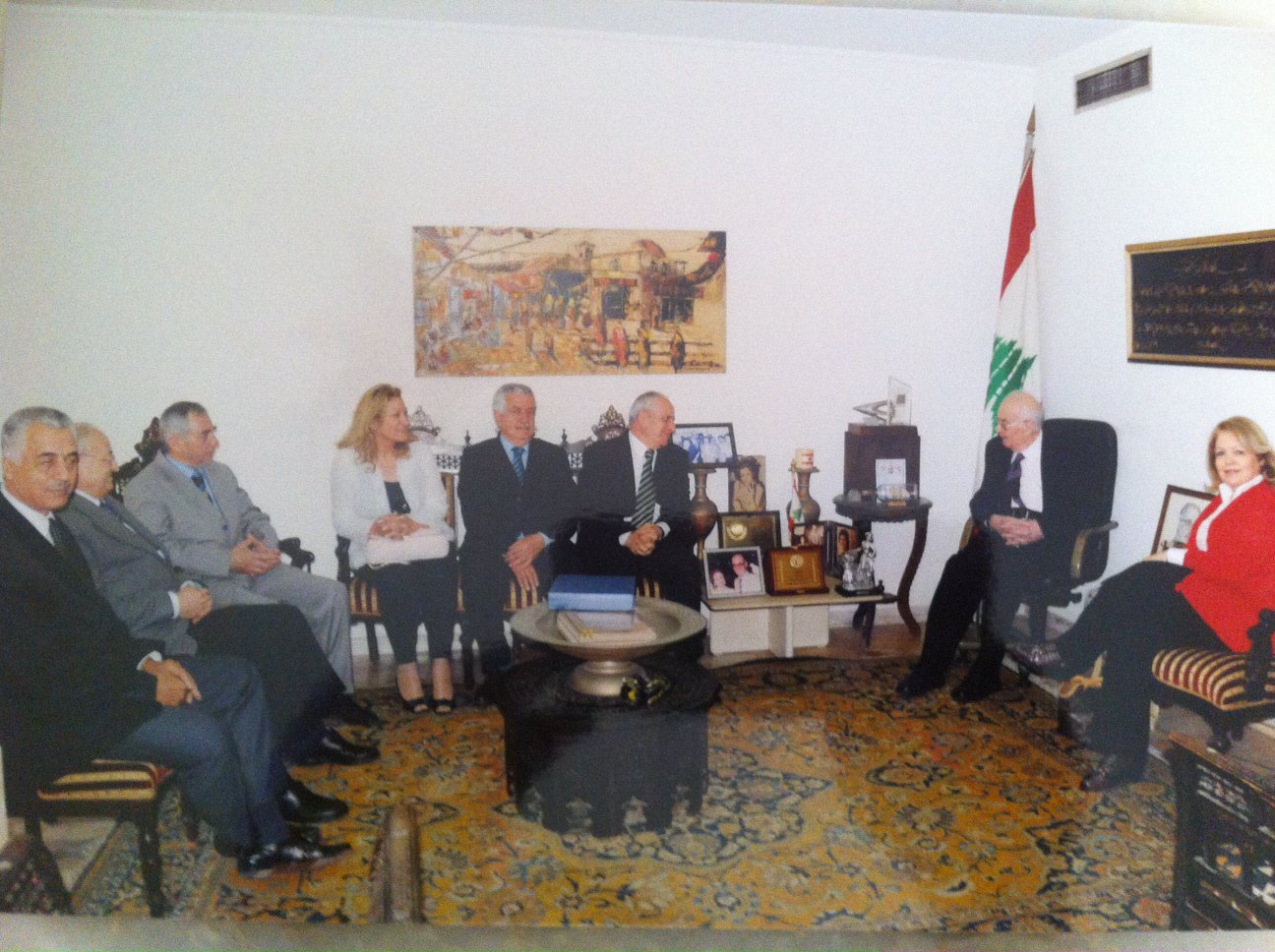واصف شرارة في زيارة لضمير لبنان الرئيس سليم الحص