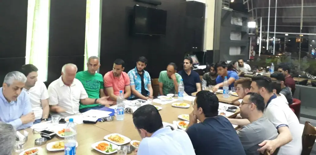 لقاء خيامي في بيوت جمع نخبة من خيرة شباب الخيام ورياضييها