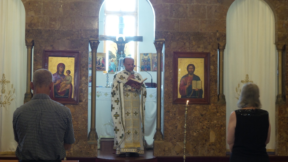 قداس العيد في كنيسة القديس جاروجيوس
