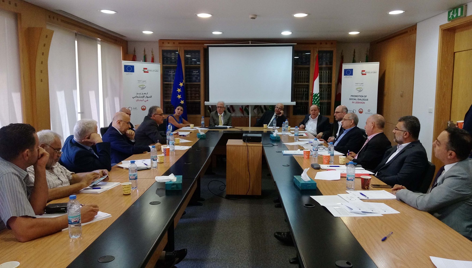 تدريب الشّركاء الاجتماعيين الثلاثيّي الأطراف في إطار المشروع المموّل من الاتحاد الأوروبي لتعزيز الحوار الاجتماعي في لبنان