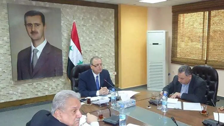 وزير النفط والثروة المعدنية السوري، علي غانم