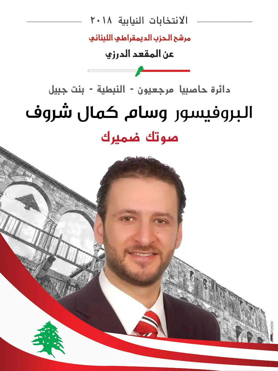 البروفسور وسام شروف، عضو المجلس السياسي في الحزب الديمقراطي اللبناني