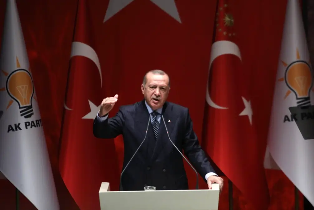 شدّد الرئيس التركي على أن بلاده لا تعاني من أزمة اقتصادية (أ ف ب )