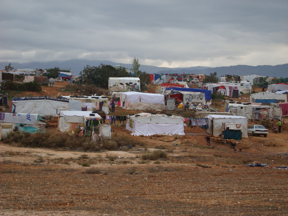 مخيم مرج الخوخ للنازحين السوريين خراج بلدة ابل السقي