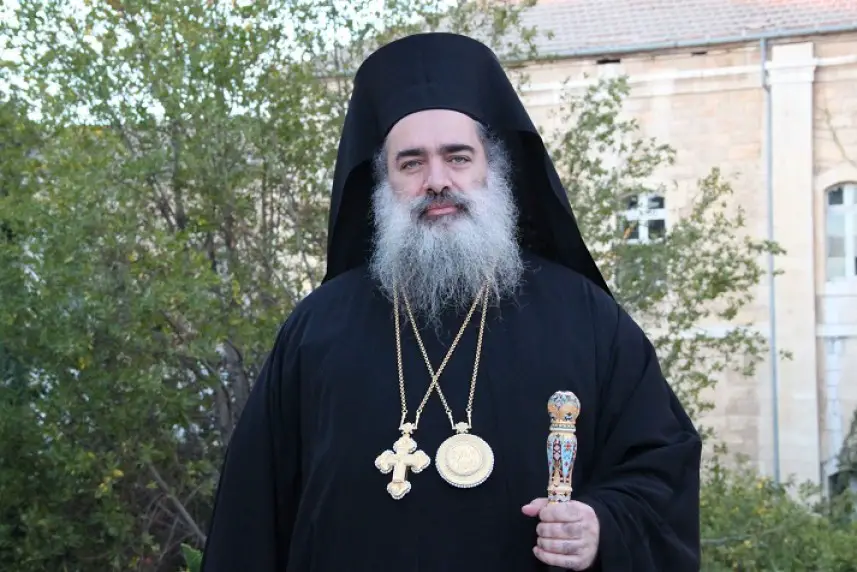 رئيس اساقفة سبسطية للروم الارثوذوكس في القدس المطران عطاالله حنا