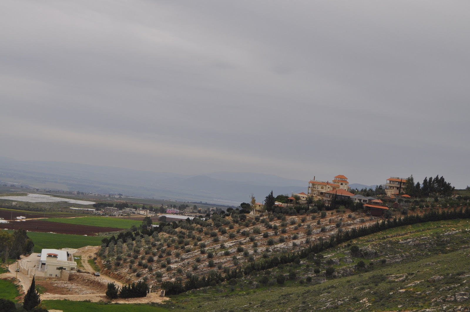 دارة رجل الأعمال محمد الصفاوي ويبدو مصنع مياه الصفاوي في أسفل الصورة