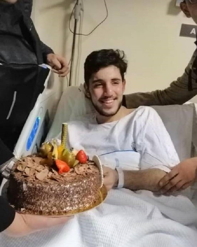 عيد ميلاد عبد الرؤوف المصري في المستشفى