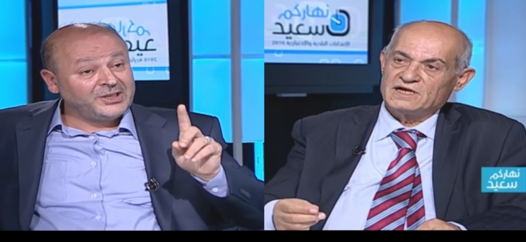 الدكتور علي حمادة في مناظرة تلفزيونية إنتخابية مع الناشط الأستاذ سعيد الضاوي في برنامج نهاركم سعيد - أرشيف