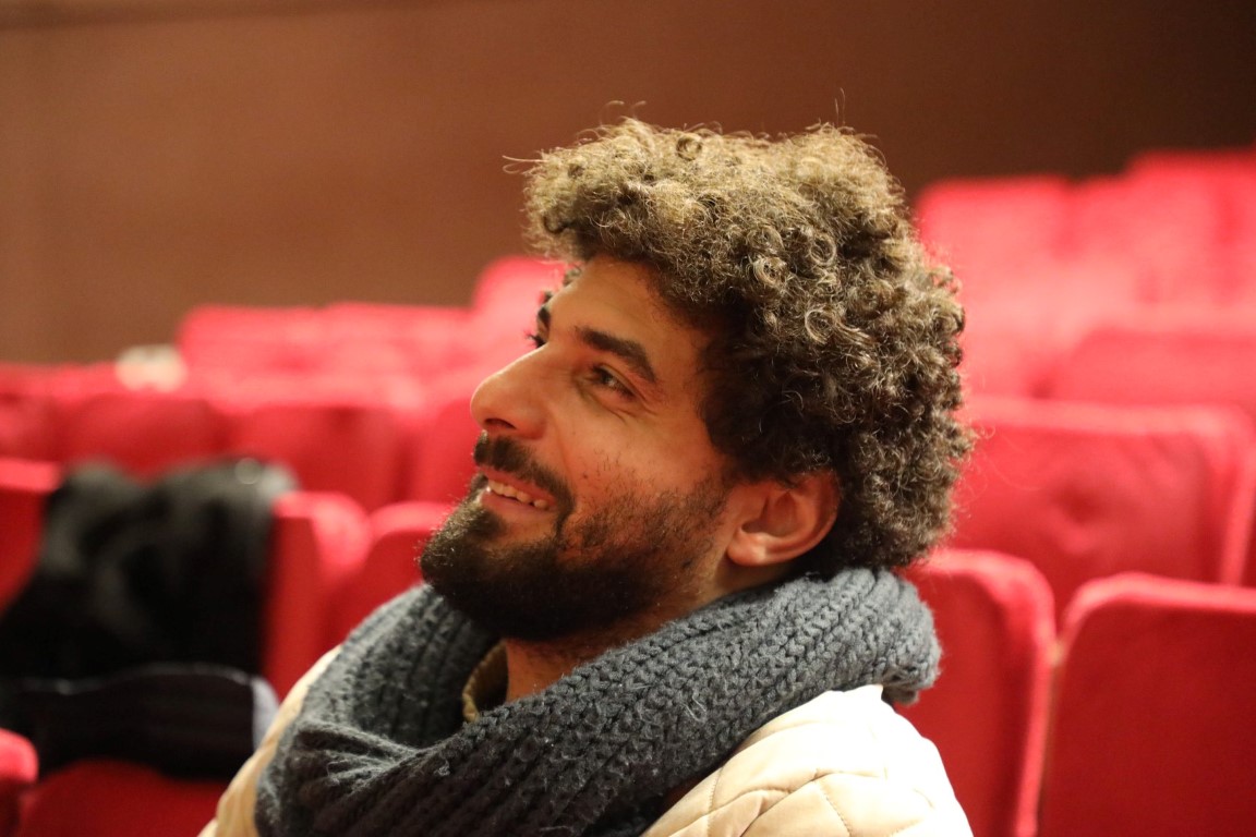 الممثل والمخرج قاسم إسطنبولي مشاركاً في الورش الرقمية