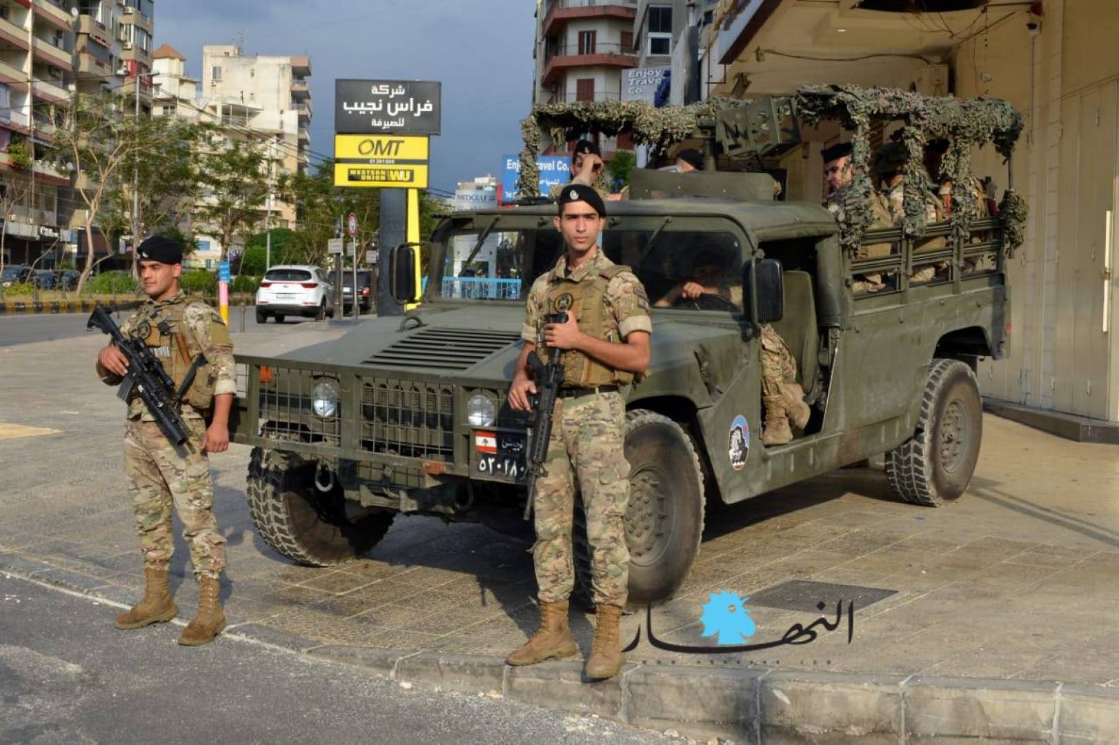 الجيش في طرابلس (تعبيرية- إسبر ملحم)