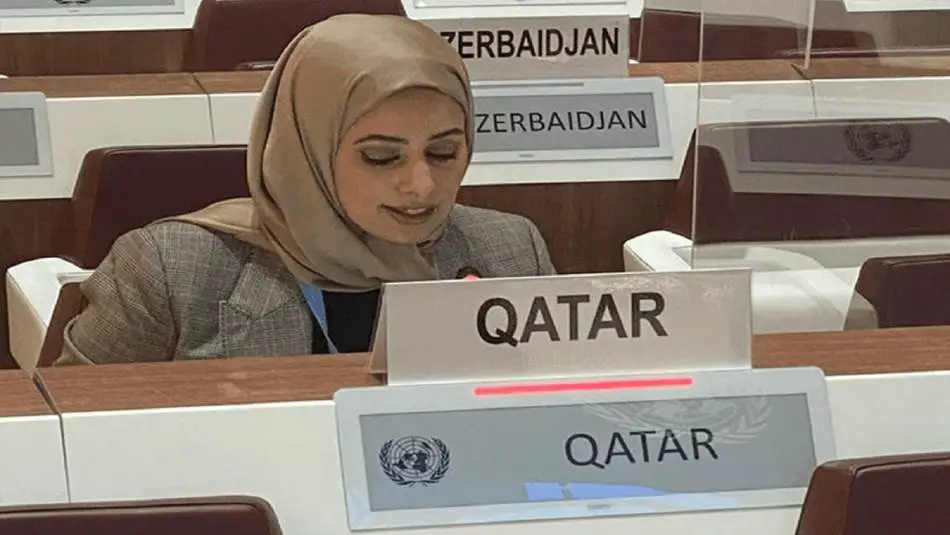 القائمة بالإنابة عن الوفد الدائم لدولة قطر في مجلس حقوق الإنسان جوهرة السويدي