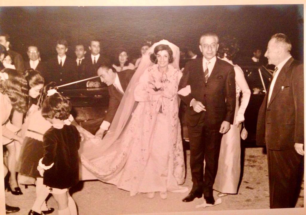 الدكتور شكرالله كرم في عرس ابنته سعاد