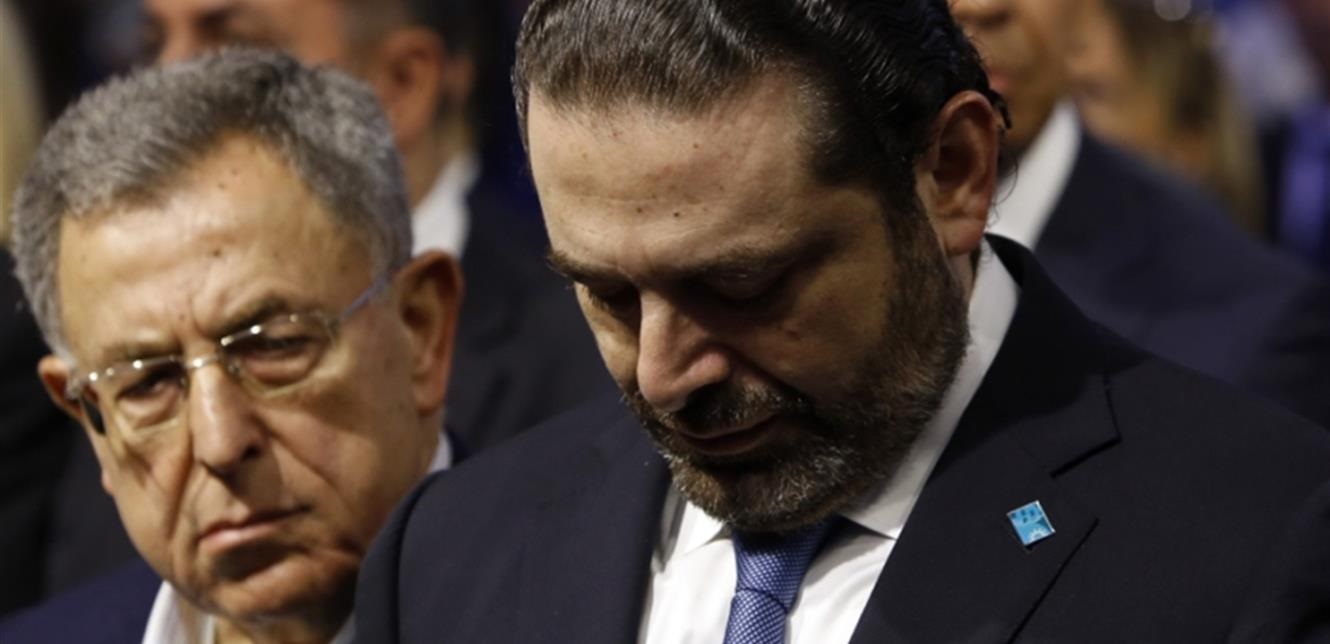رئيس الحكومة السابق سعد الحريري ورئيس الحكومة السابق فؤاد السنيورة
