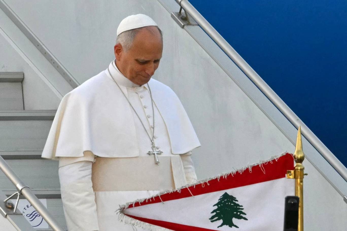 يزور البابا لاوون الرابع عشر لبنان من دون أن يتوجه إلى أية بلدة أو مدينة جنوبية (ا ف ب)