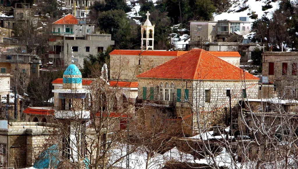 صورة كفرحونة مسجدًا وكنيسة