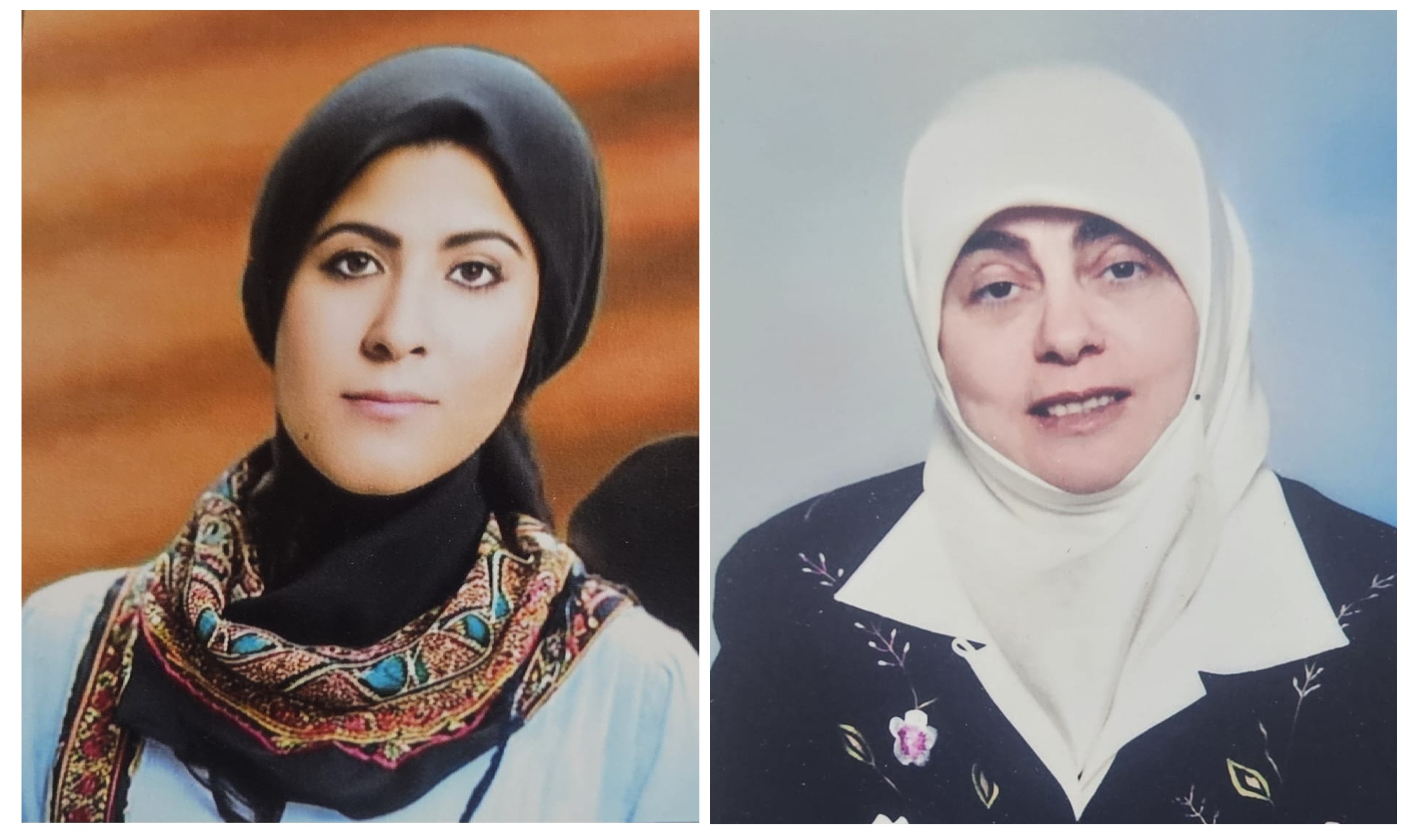السيدة هيفاء نصّار والسيدة والدتها