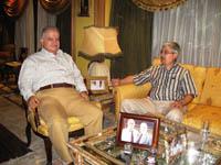 يوسف النقيب مع الزميل هيثم زعيتر