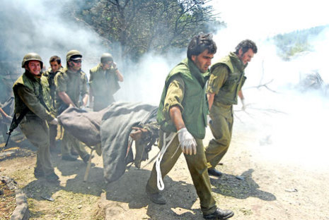 كفار جلعادي بعد ضرب الكاتيوشا (افياهو شابيرا)