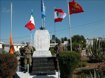 مقر القوة الايطالية في تبنين، من العقارات المستأجرة لصالح اليونيفيل