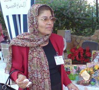 رنده حسن عبدالله  خلال أحد الأنشطة في الخيام