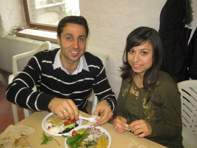 العريسان في اللقاء.. في صورة جمعتهما وحدهما