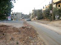 طريق عام حاصبيا - مرجعيون مدخل بلدة دبين