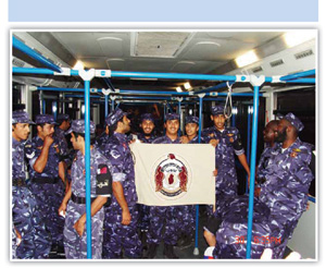 إحدى فرق الإنقاذ القطرية