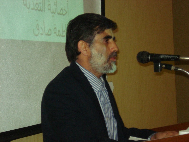 المهندس الحاج عباس عواضة خلال إلقاء كلمته