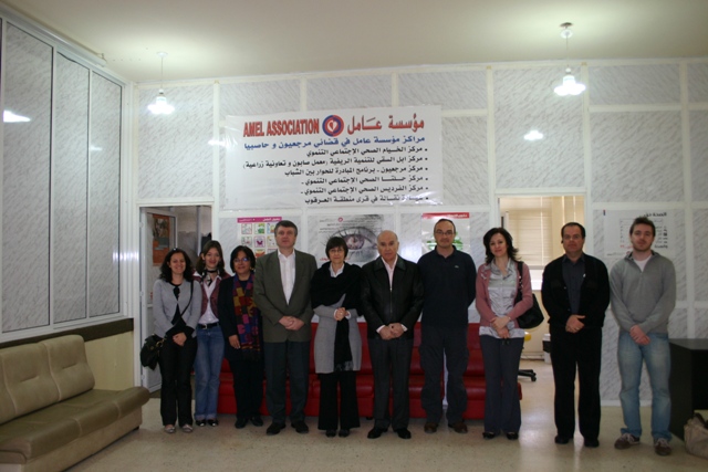 صورة تذكارية مع الوفد الزائر للسفارة الفرنسية