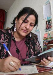 فاطمة سحمراني  غير راضية عن أداء النساء