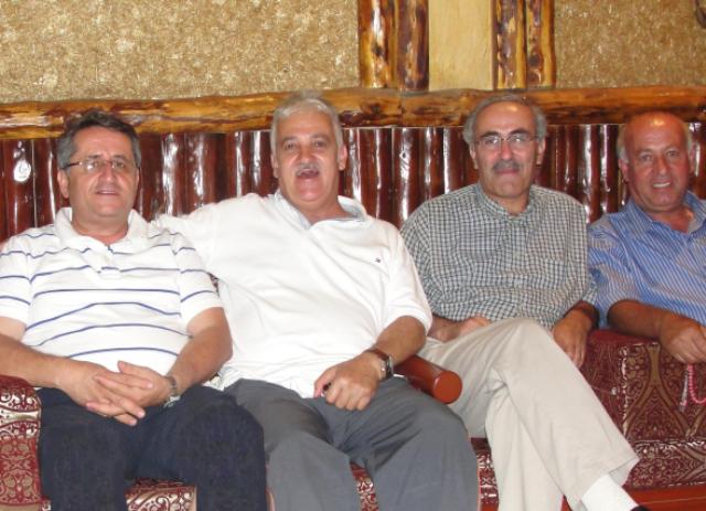 المربّي كامل زعرور، الدكتور فؤاد مرعي، المحتفى به خليل زعرور والمهندس أسعد رشيدي