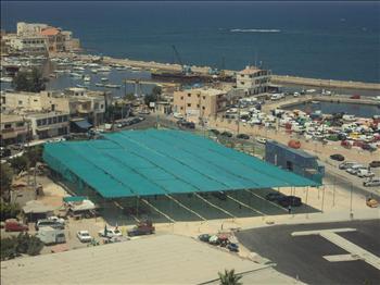 ساحة المهرجان في صور