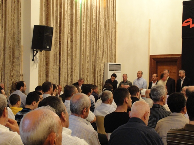 جانب آخر من إحياء ذكرى أسبوع المرحوم باسل حسّان في حسينية الخيام